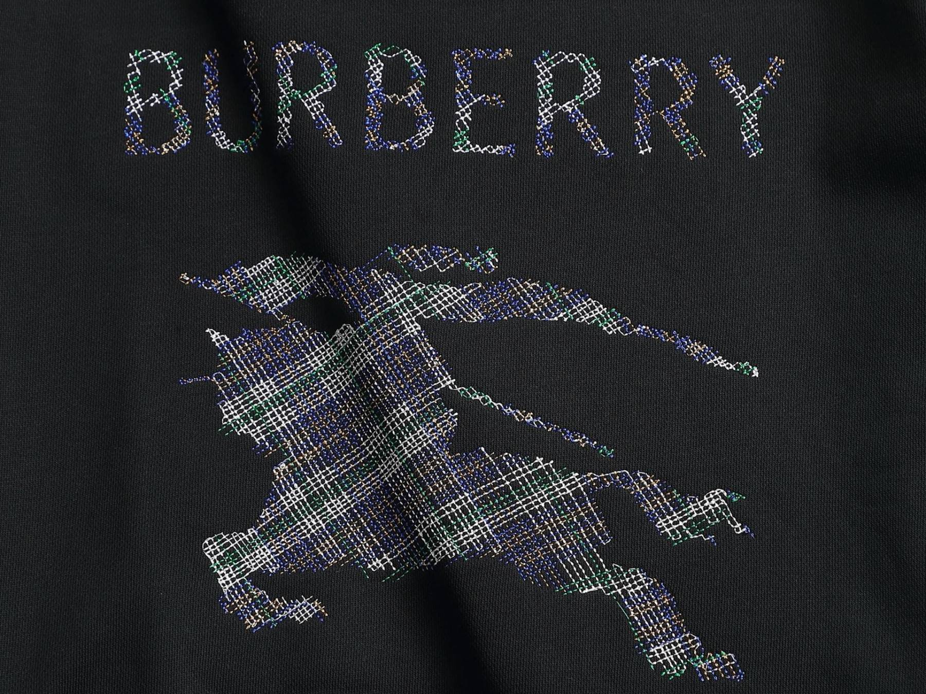 【BURBERRY】刺繍長袖 T シャツ
