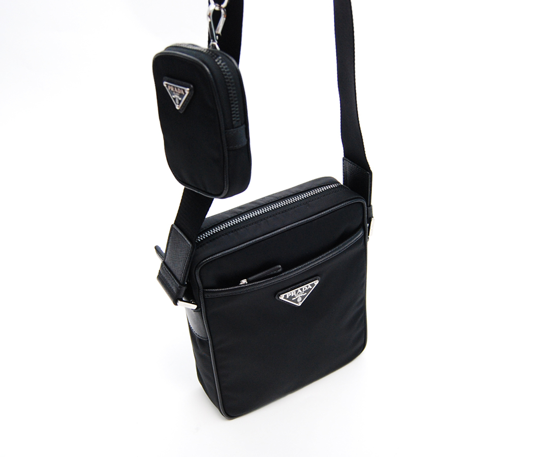 【大人気デニム素材】☆PRADA RE-NYLON ナイロン クロスボディバッグ