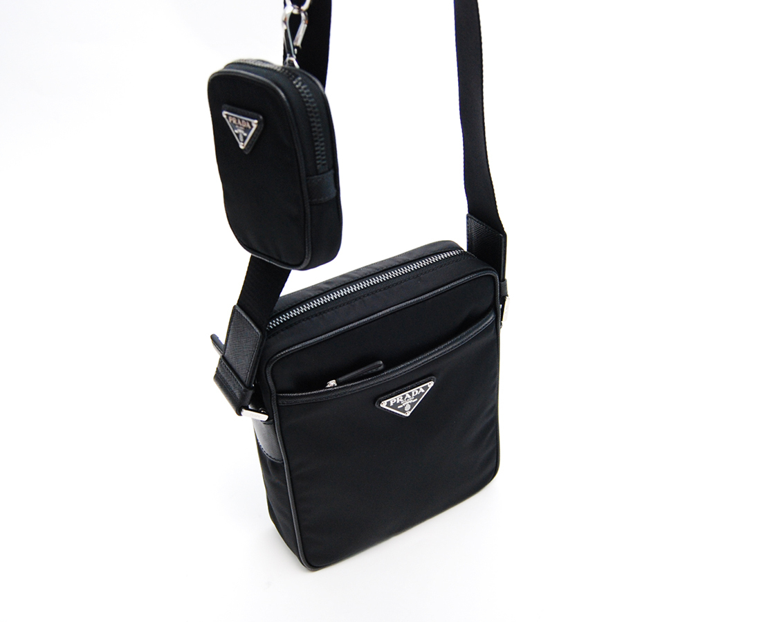 【大人気デニム素材】☆PRADA RE-NYLON ナイロン クロスボディバッグ
