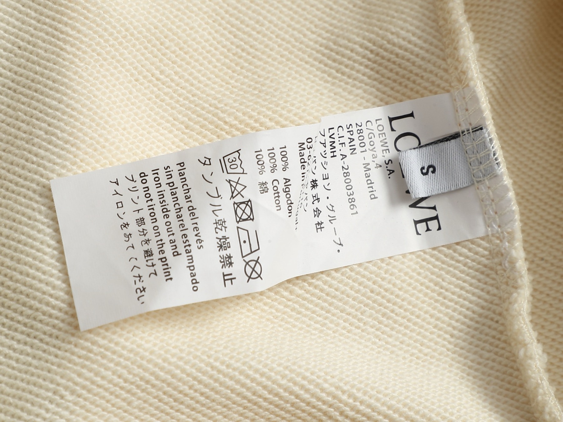 【LOEWE】刺繍長袖 T シャツ