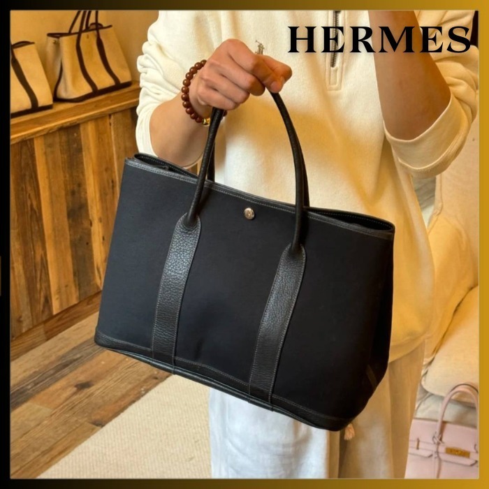 【目を引くアイテム◎】HERMES エルメス ガーデンパーティー30 TPM