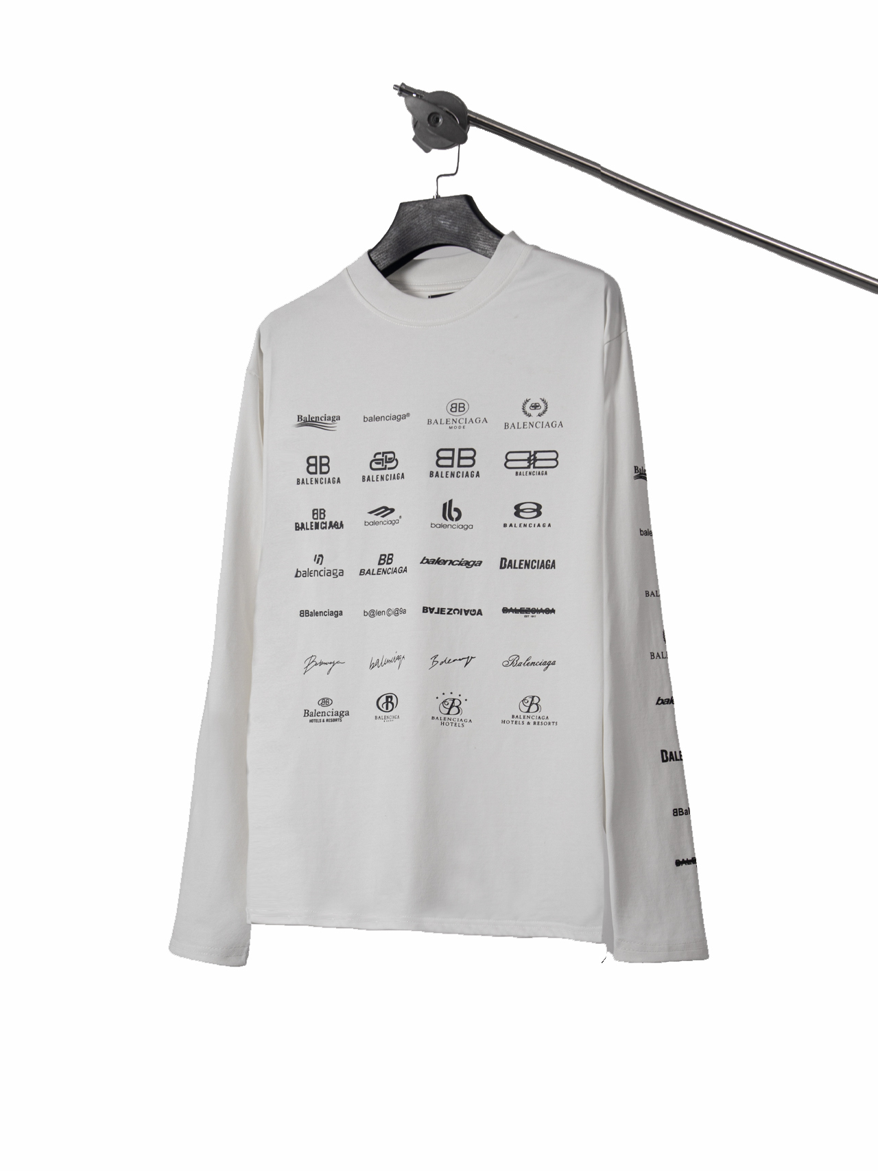【BALENCIAGA】プリント長袖 T シャツ