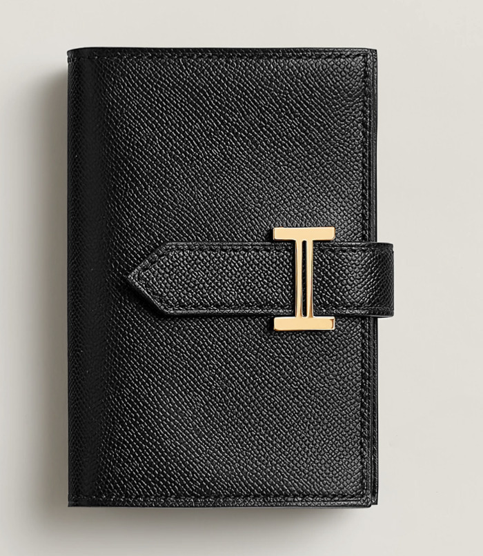 Hermes☆べアン ミニ 財布 Epson ブラック_パリ発