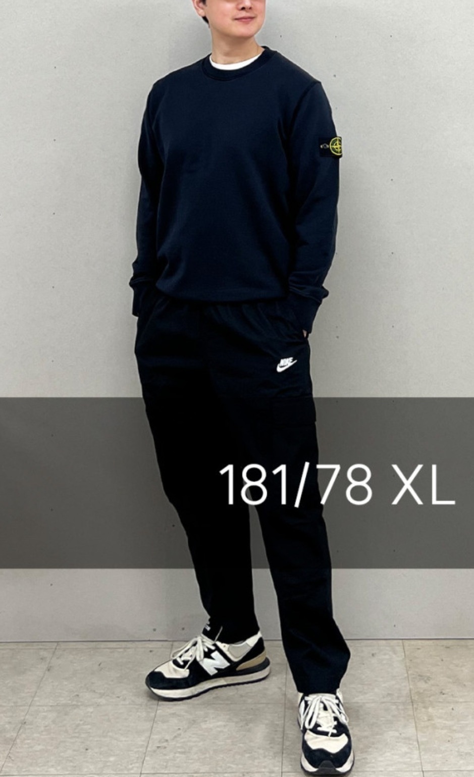 【STONE ISLAND】ストーンアイランド ロゴ ワッペン スウェット