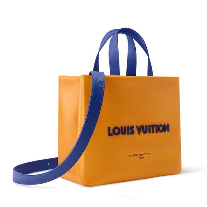 【鮮やかカラーが目を惹く♪】LV × ミニショッパーバッグ M15238