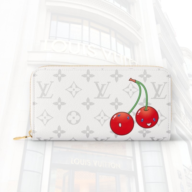 ルイヴィトン×村上隆*モノグラムチェリージッピーウォレット