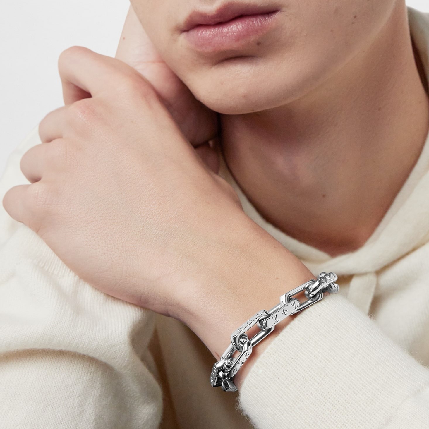 Louis Vuitton モノグラムチェーン ブレスレット