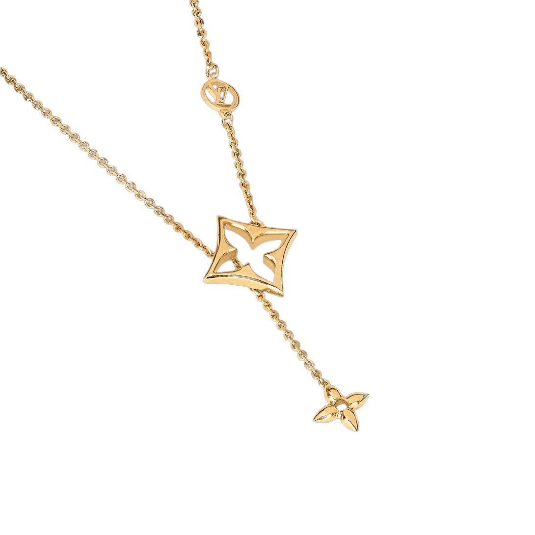 Louis Vuitton ネックレス LV フラワーグラム