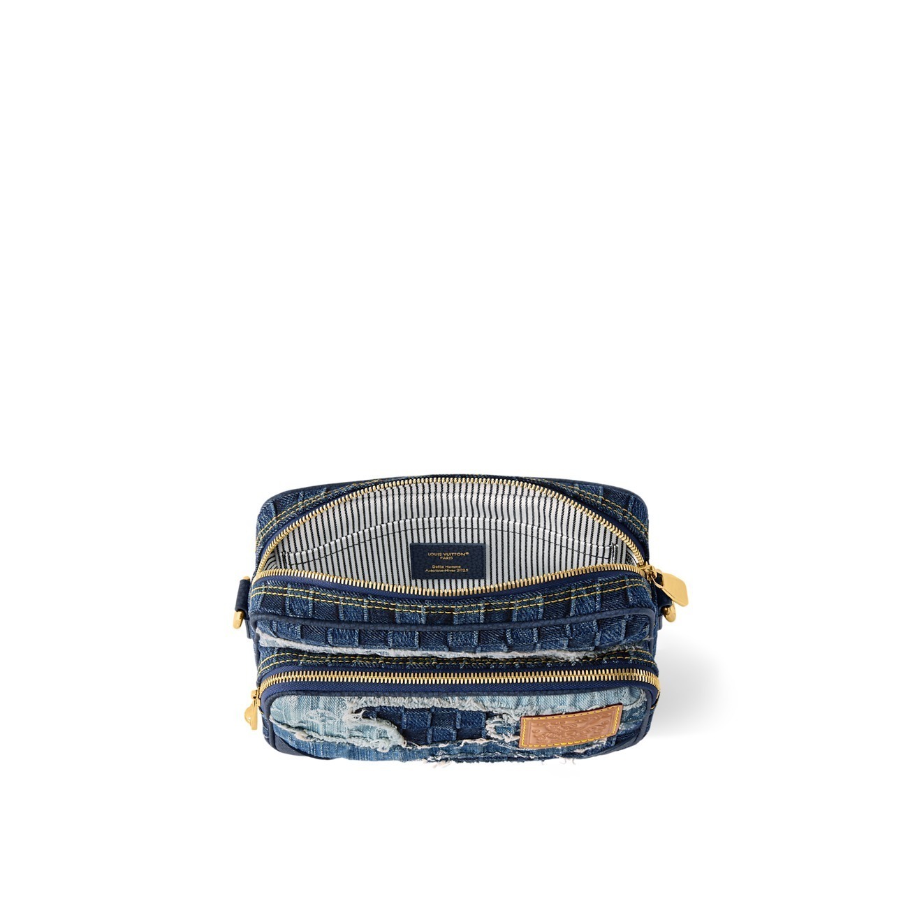 新作メンズ*LV*Nil デニムモノグラムショルダーバッグ M15296