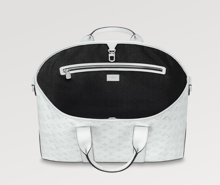 LOUIS VUITTON 機能的 ヴィトン トートバッグ ウィークエンド 白 黒 ビジネス