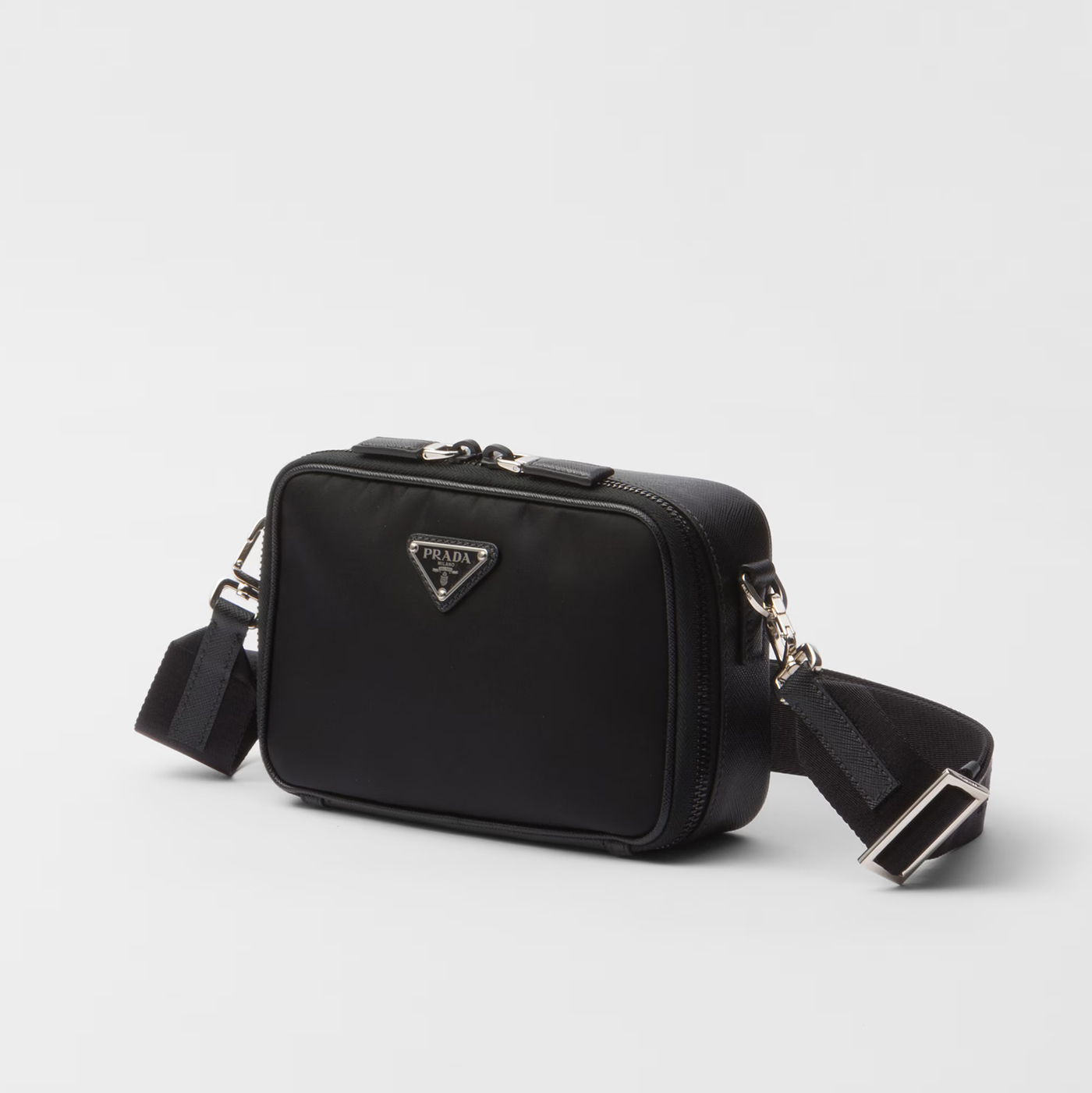 ◆PRADA Re-Nylon xサフィアーノレザー バッグ