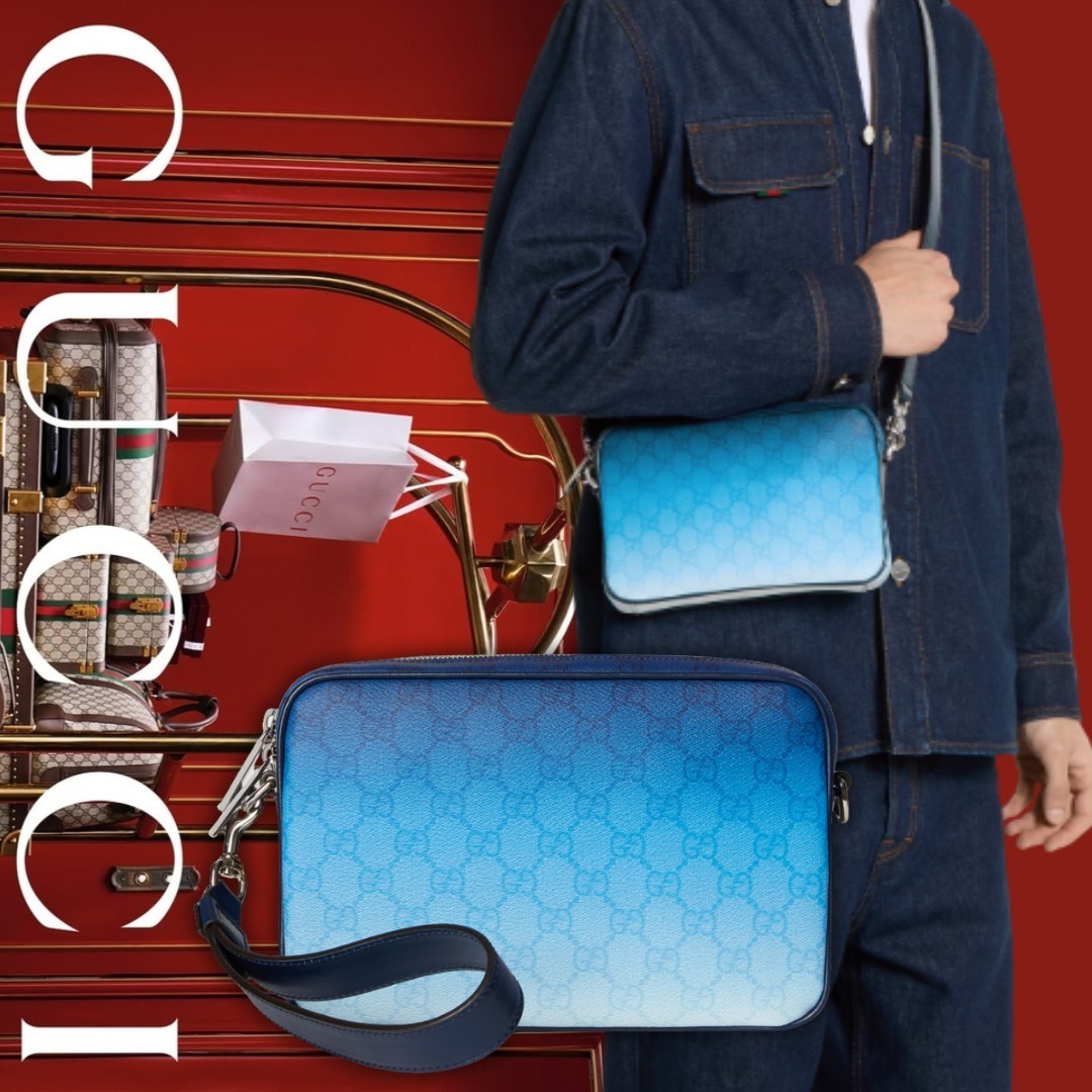 【GUCCI】グラデーション スモール クロスボディバッグ