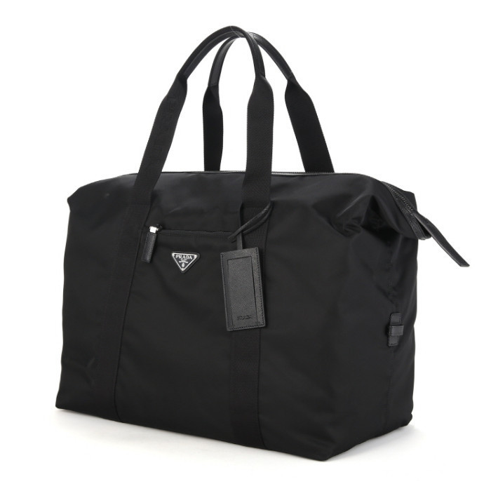 ♦PRADA♦Re-Nylonサフィアーノレザー ダッフルバッグ