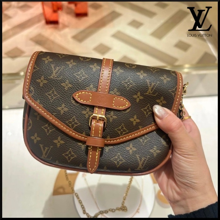 華やかなエレガント♪【Louis Vuitton】ソロ ショルダーバッグ M27096