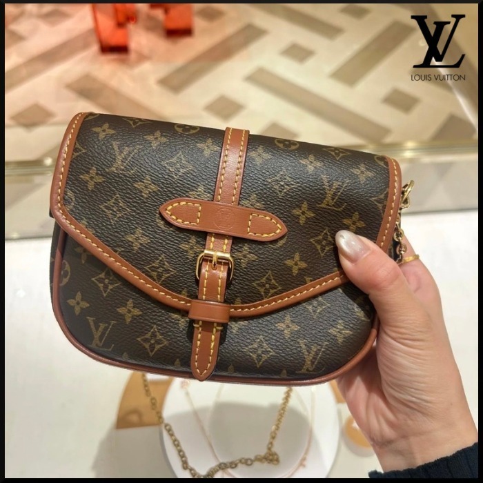 華やかなエレガント♪【Louis Vuitton】ソロ ショルダーバッグ M27096
