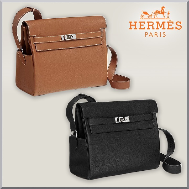 《希少★2色》HERMES ケリーメッセンジャーGMバッグ