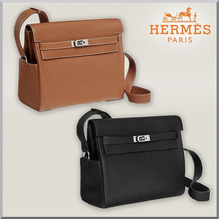 《希少★2色》HERMES ケリーメッセンジャーGMバッグ