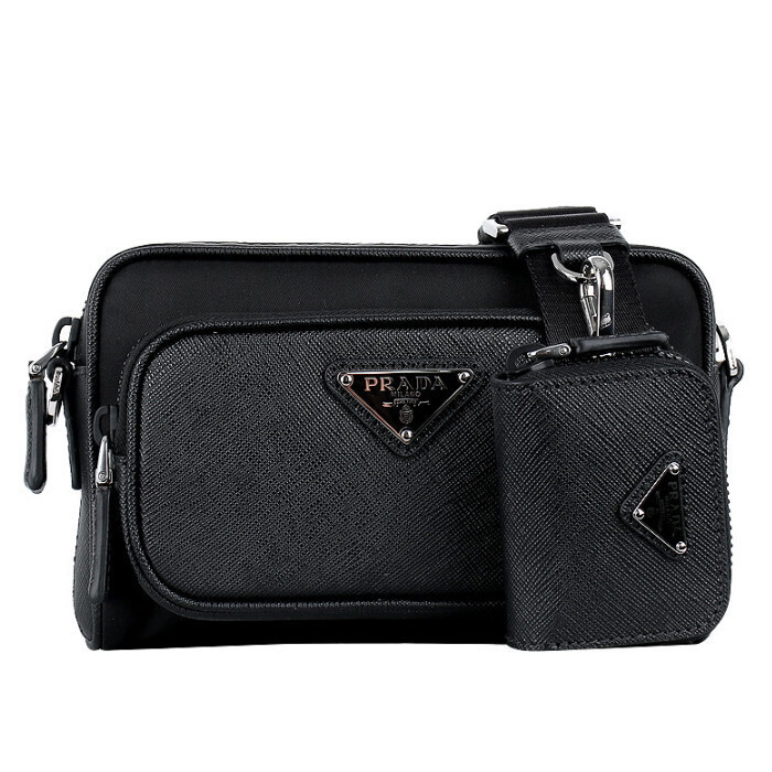 ♦PRADA♦Re-Nylon x レザー ショルダーバッグ☆