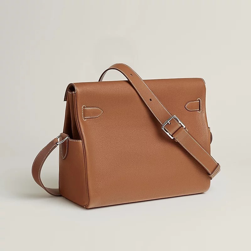 《希少★2色》HERMES ケリーメッセンジャーGMバッグ