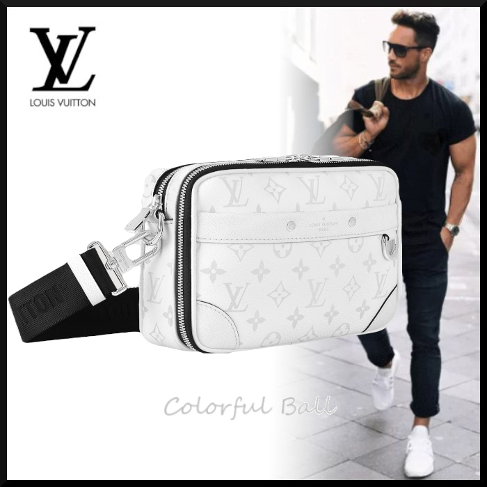 【新作】LV アルファメッセンジャーバッグホワイトモノグラム