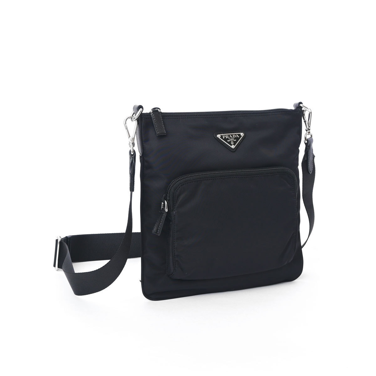 PRADA 三角 ロゴ付き ナイロン ショルダーバック 1BH716