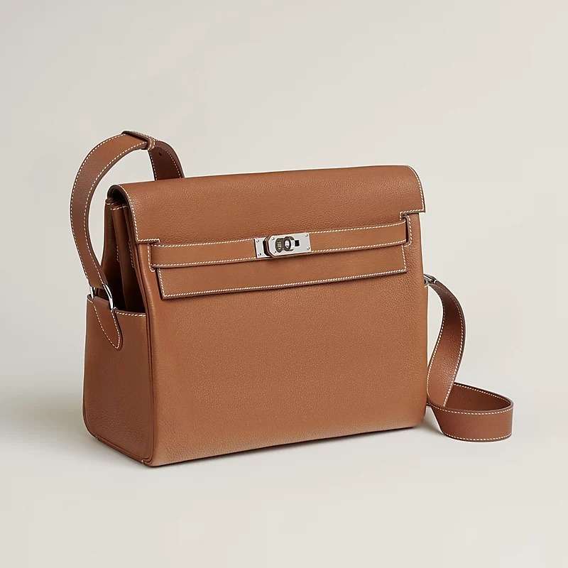 《希少★2色》HERMES ケリーメッセンジャーGMバッグ