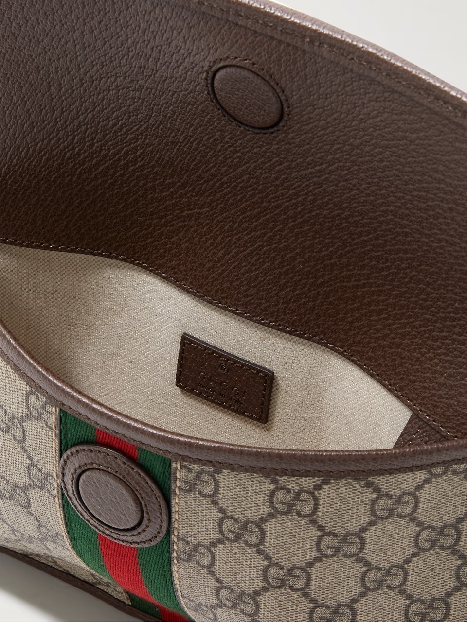 【GUCCI】レザー＆コーティングキャンバス モノグラム