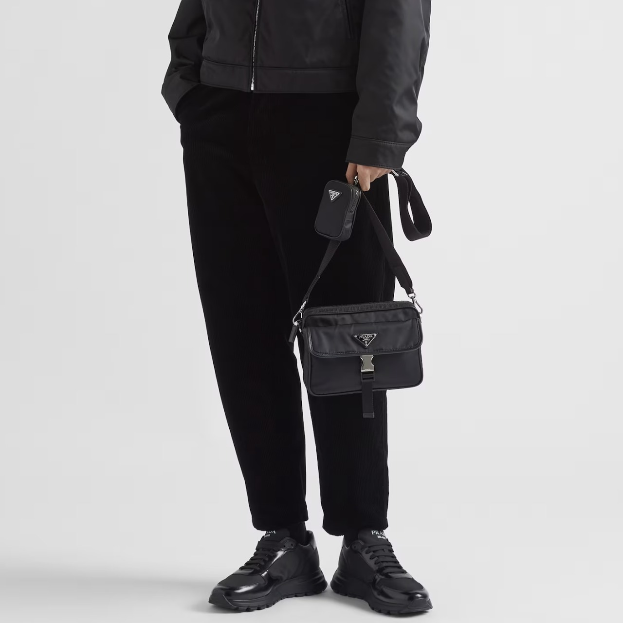 VIP価格◆PRADA◆プラダ◆メンズ ナイロン ショルダーバッグ