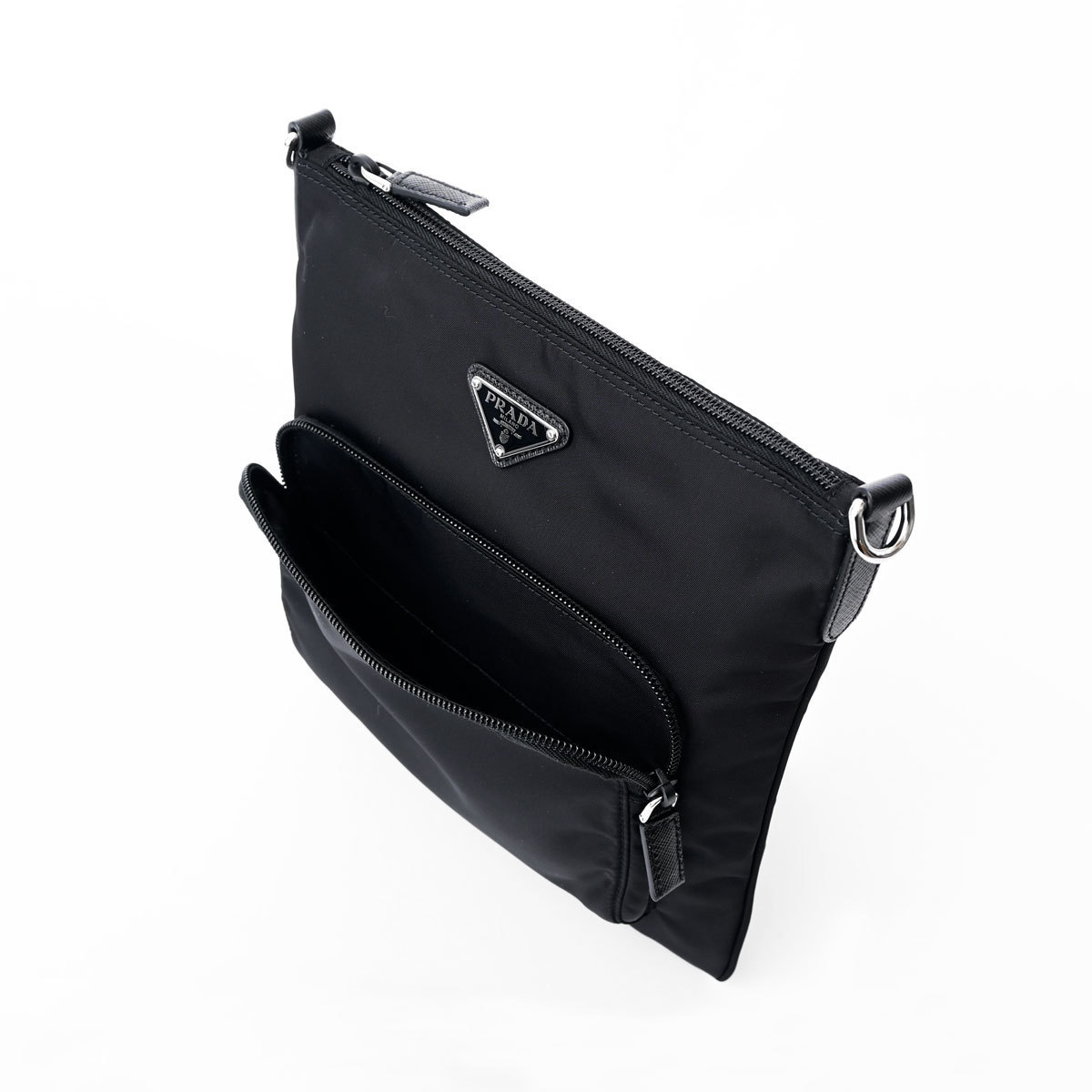 PRADA 三角 ロゴ付き ナイロン ショルダーバック 1BH716