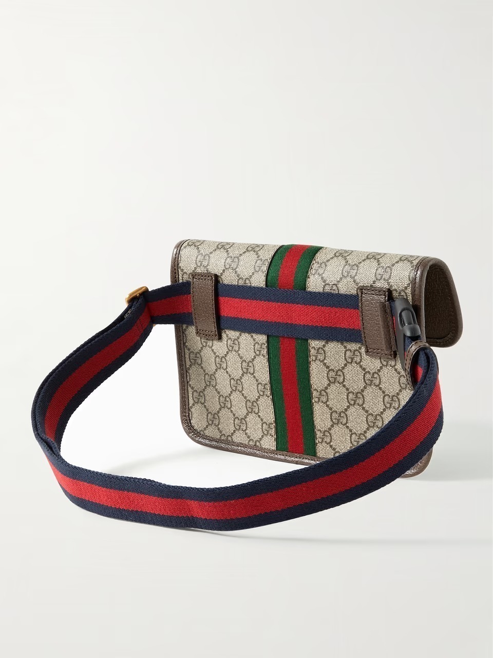 【GUCCI】レザー＆コーティングキャンバス モノグラム
