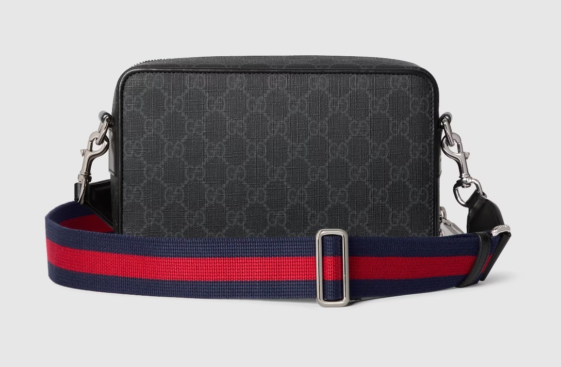 【GUCCI】〔GG ブラック〕スモール ショルダーバッグ