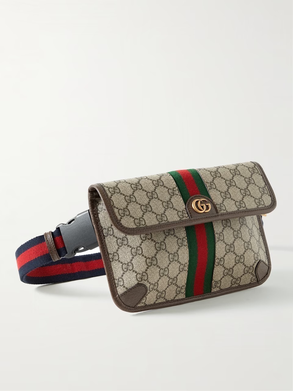 【GUCCI】レザー＆コーティングキャンバス モノグラム