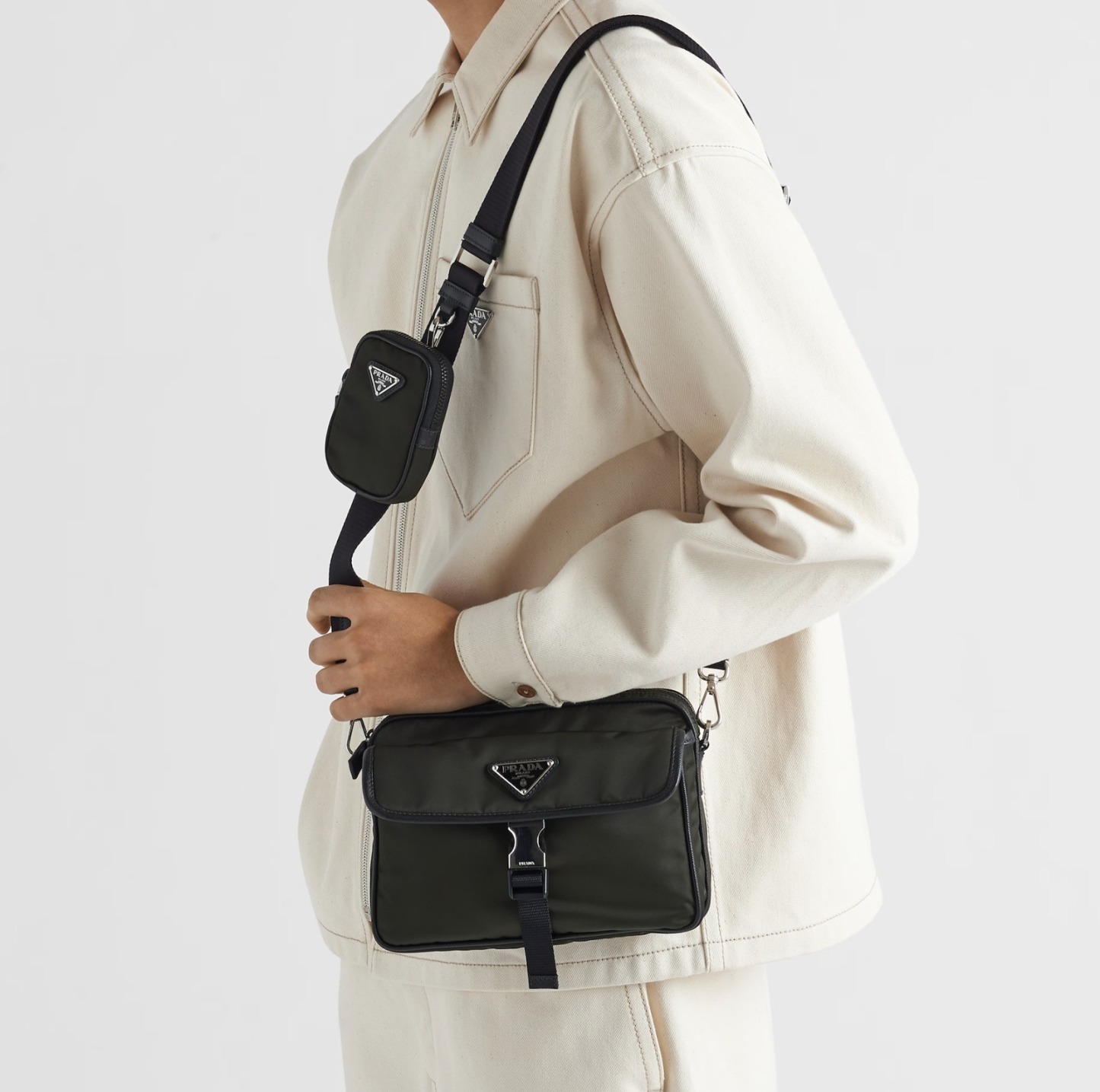 VIP価格◆PRADA◆プラダ◆メンズ ナイロン ショルダーバッグ