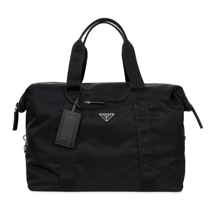 ♦PRADA♦Re-Nylonサフィアーノレザー ダッフルバッグ