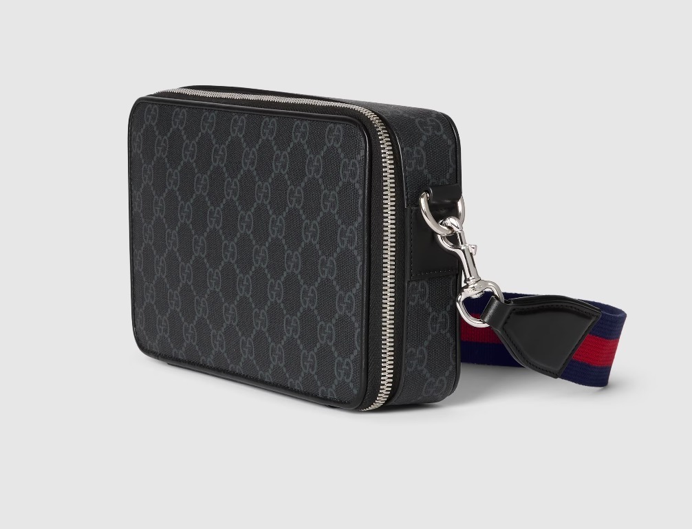 【GUCCI】〔GG ブラック〕スモール ショルダーバッグ