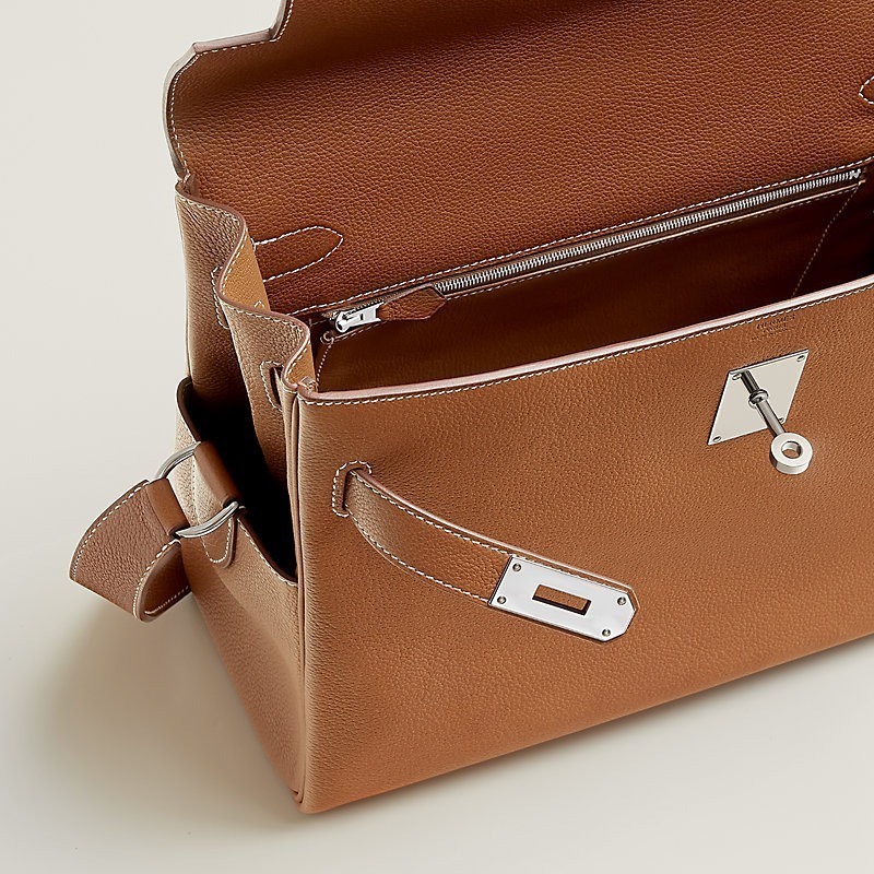 《希少★2色》HERMES ケリーメッセンジャーGMバッグ