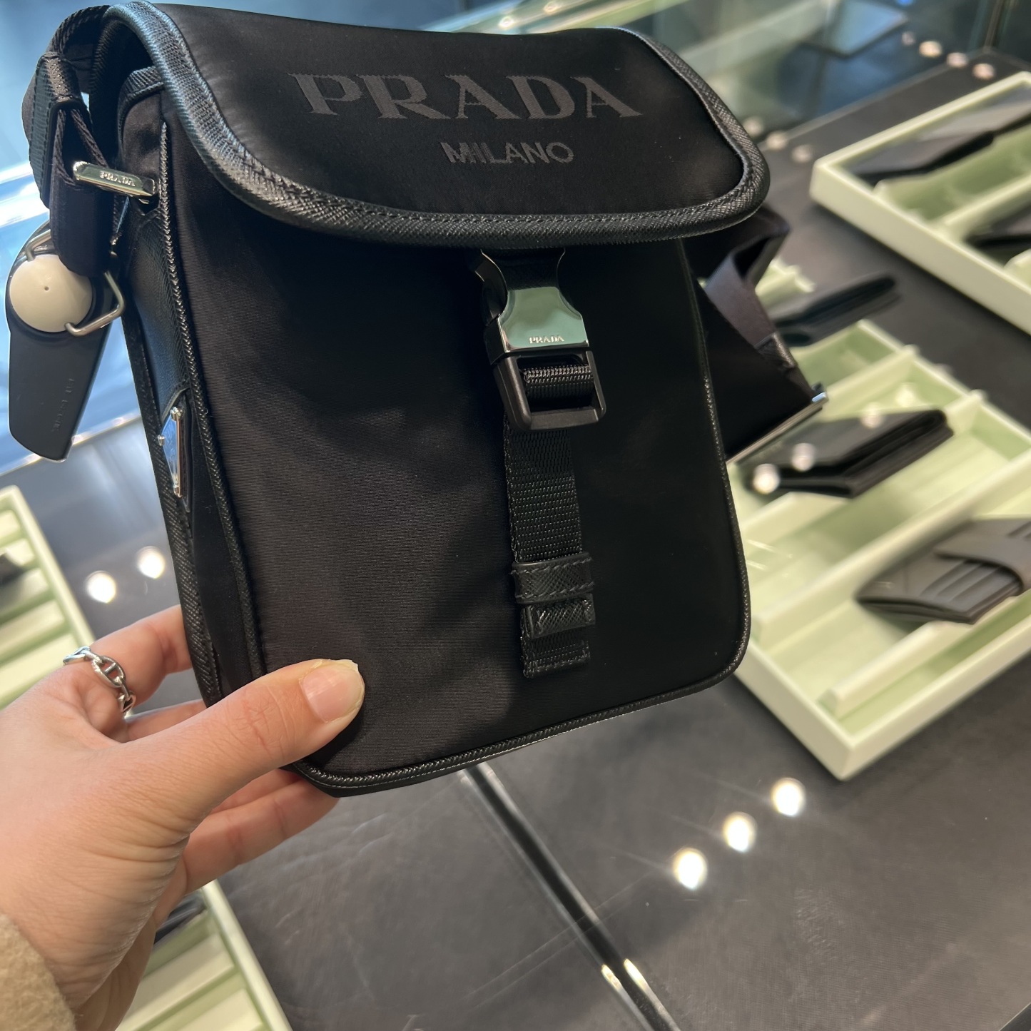 【PRADA】セール 2VD028 RENYLON ミニ ミリタリーショルダー