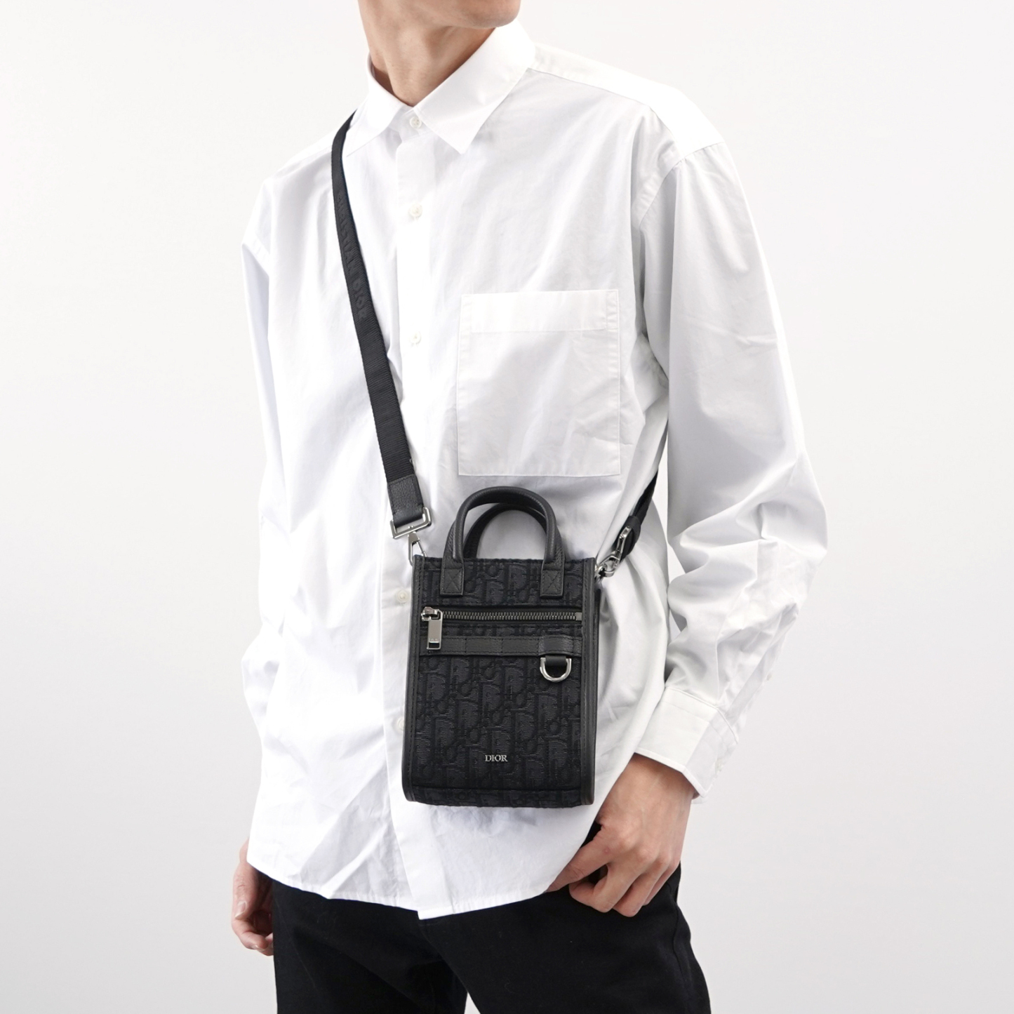 【DIOR】Safari ノースサウス ミニトートバッグ　2Way