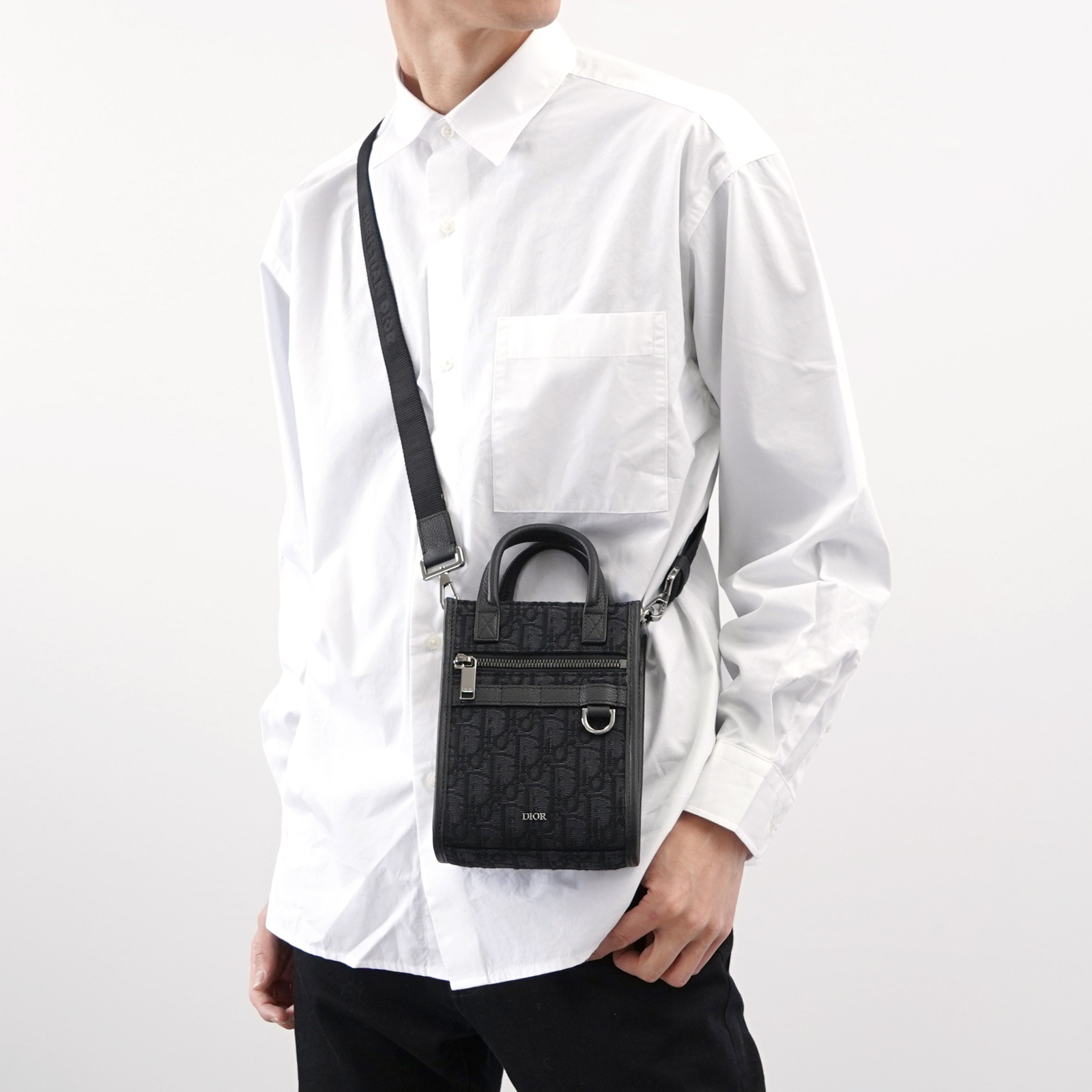 【DIOR】Safari ノースサウス ミニトートバッグ　2Way