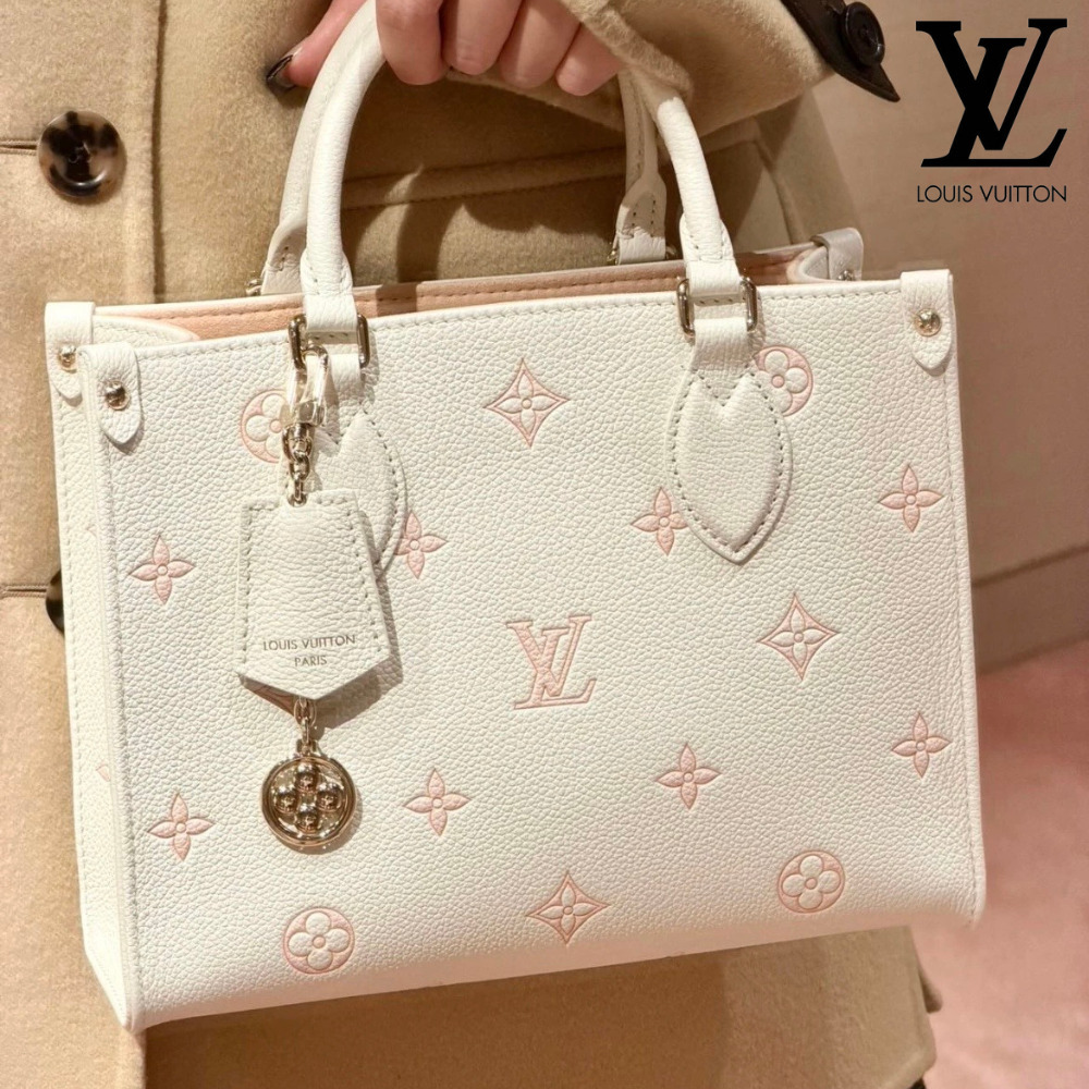 【上品なミルキーカラー♪】Louis Vuitton★オンザゴー PM