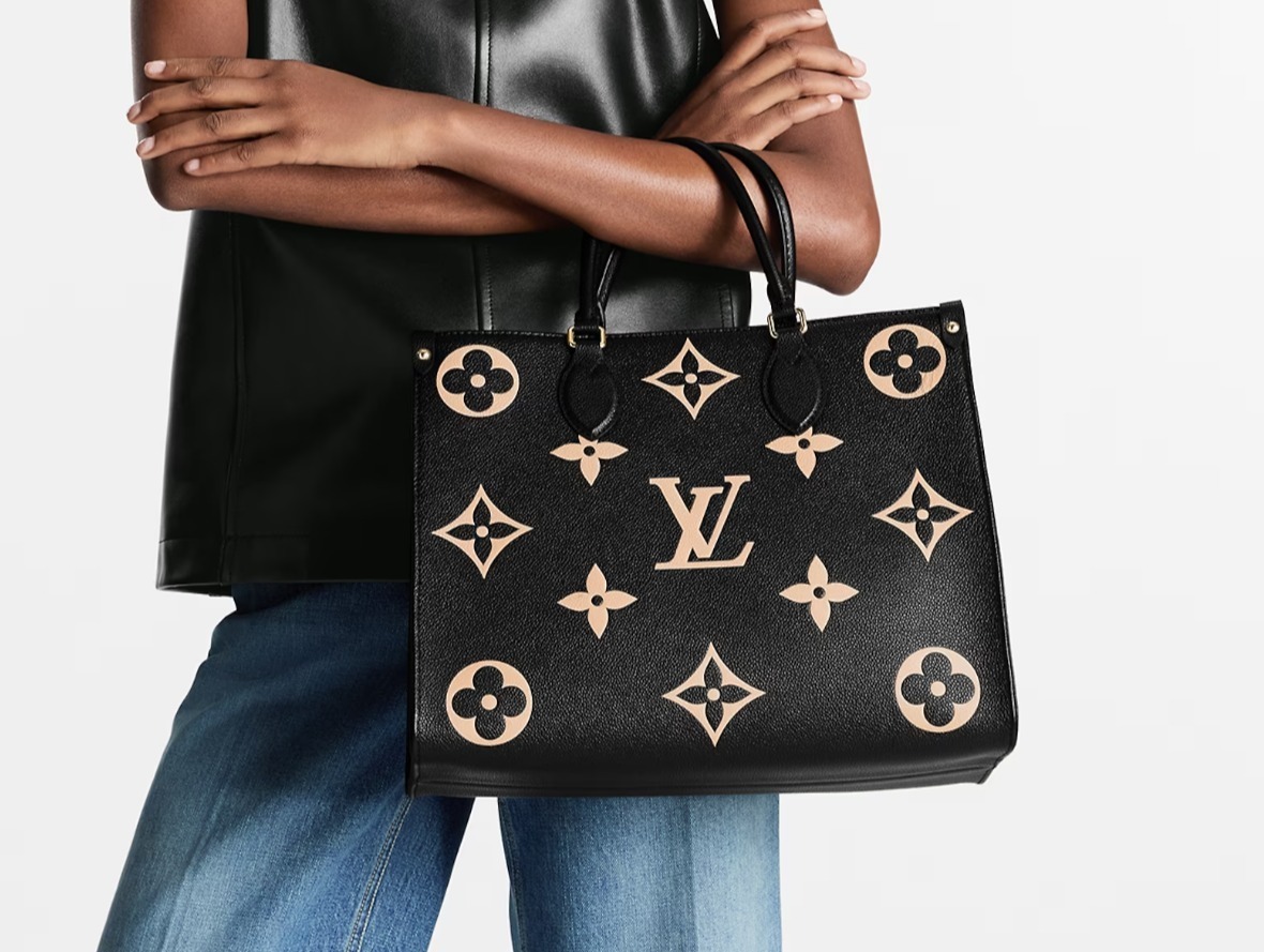 【お洒落メンズへ】Louis Vuitton　オンザゴー　MM トートバッグ  35cm