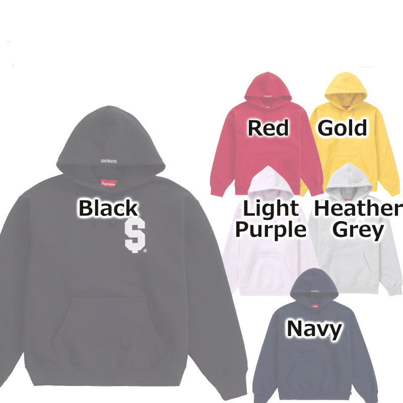 Supreme★24SS WEEK 5 $ロゴ スウェットパーカー フーディ