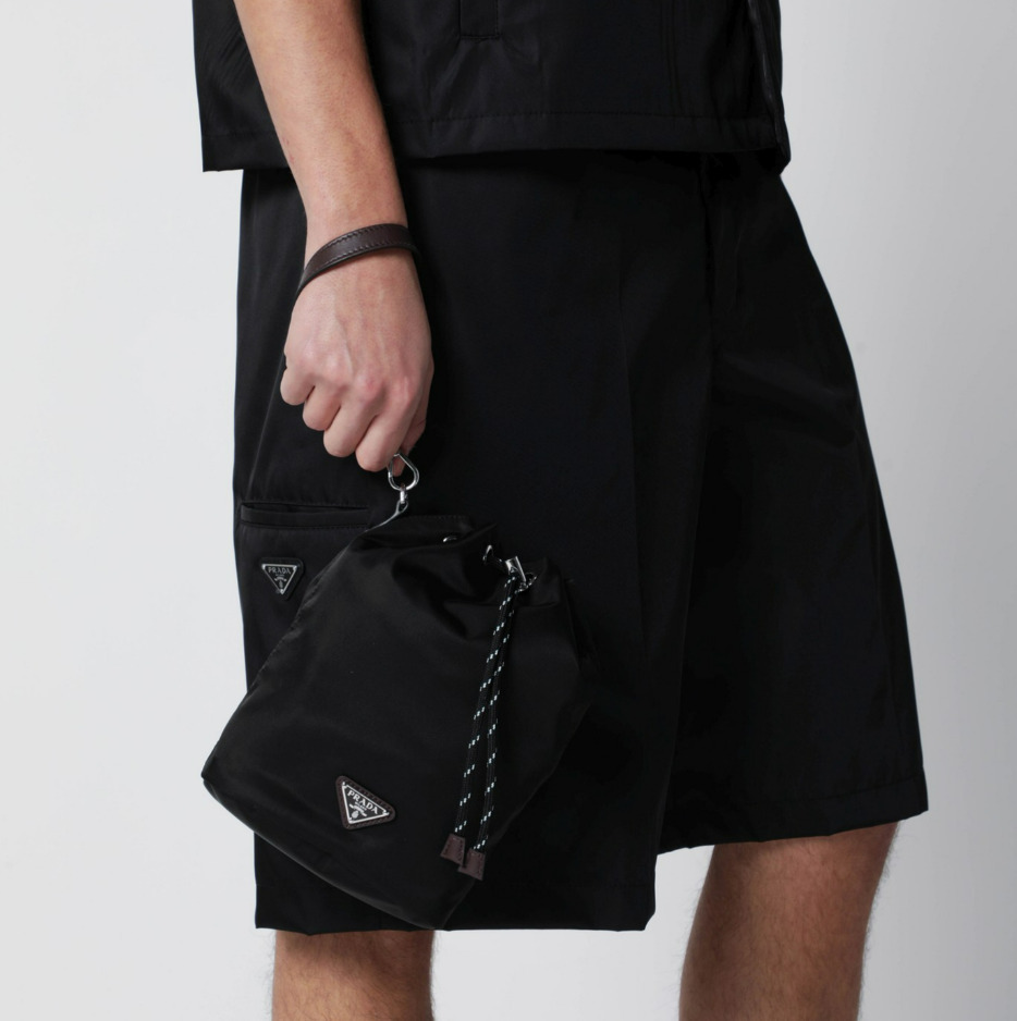 【PRADA】スピードロック ドローストリング バケットバッグ