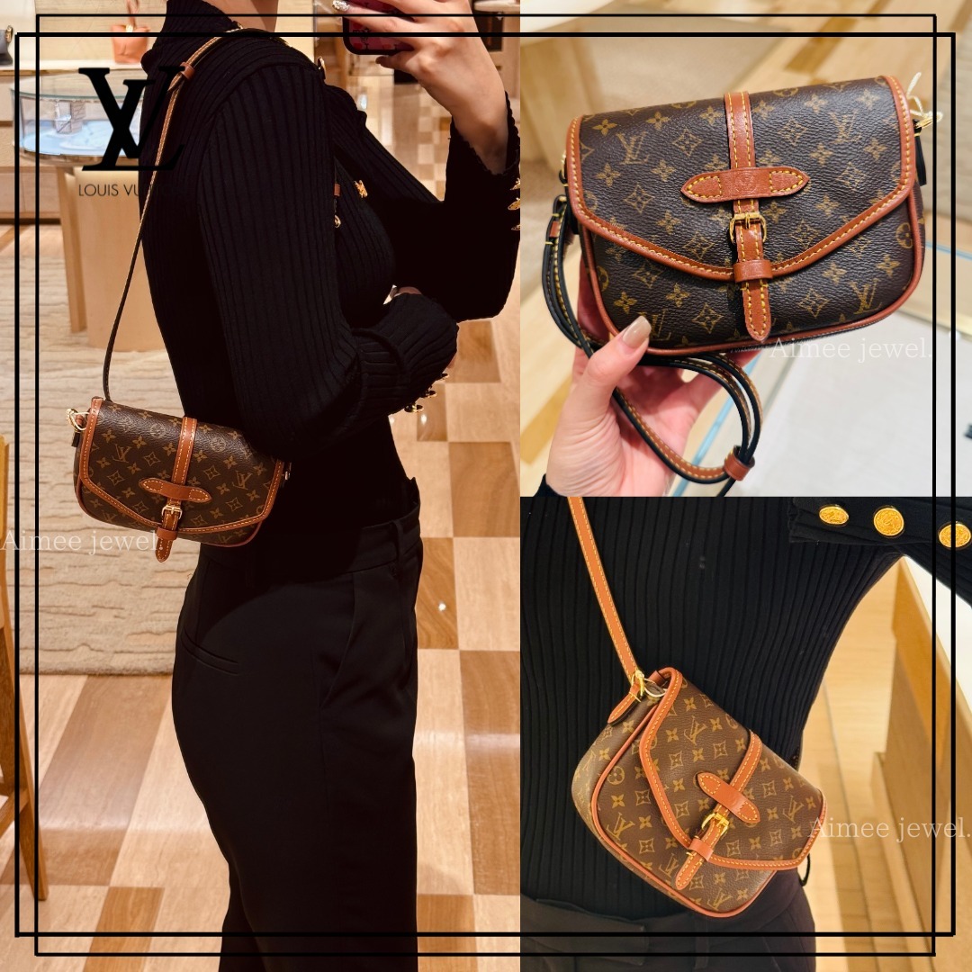 華やかなエレガント♪【Louis Vuitton】ソロ ショルダーバッグ M27096