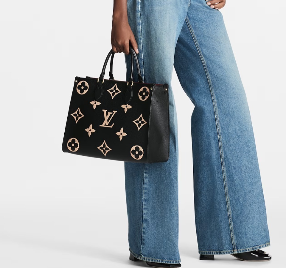 【お洒落メンズへ】Louis Vuitton　オンザゴー　MM トートバッグ  35cm