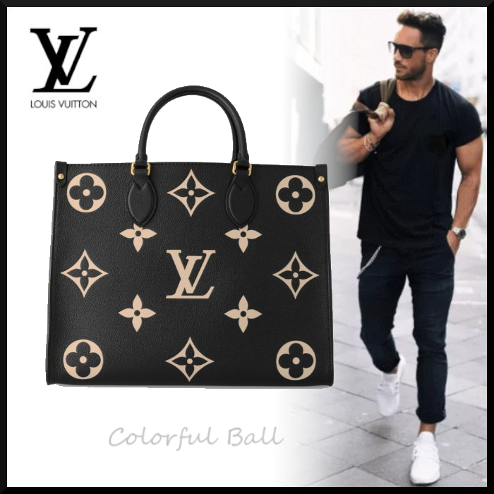 【お洒落メンズへ】Louis Vuitton　オンザゴー　MM トートバッグ  35cm