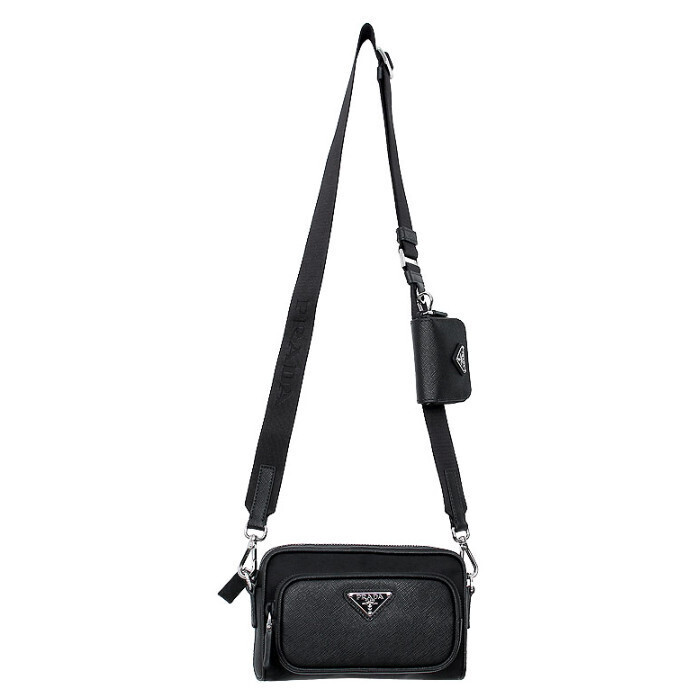 ♦PRADA♦Re-Nylon x レザー ショルダーバッグ☆