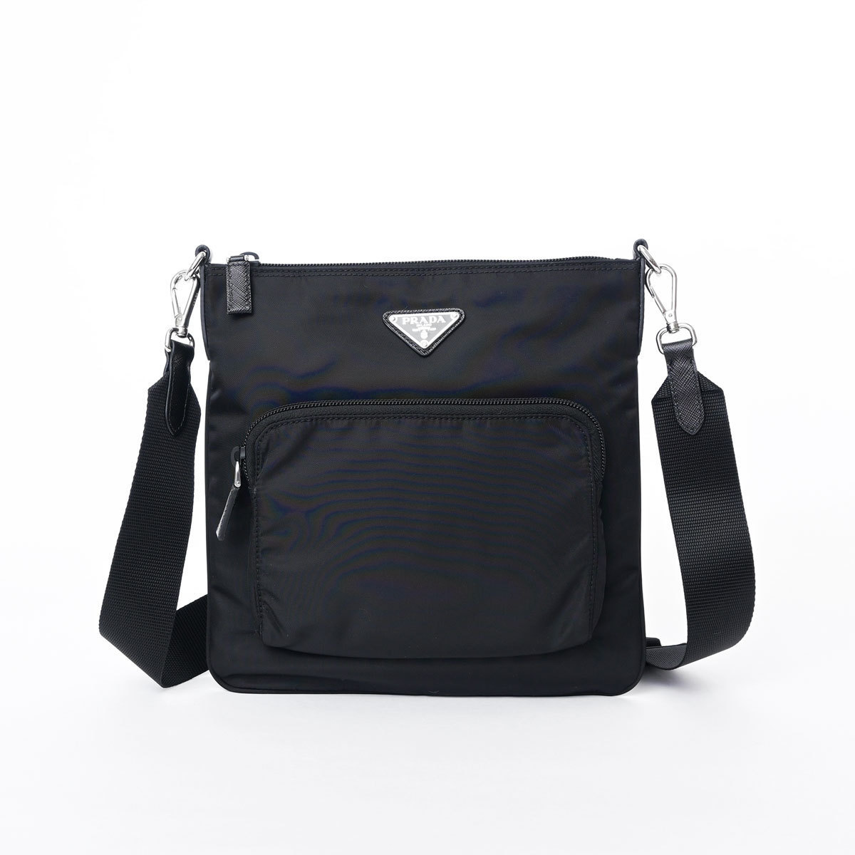 PRADA 三角 ロゴ付き ナイロン ショルダーバック 1BH716