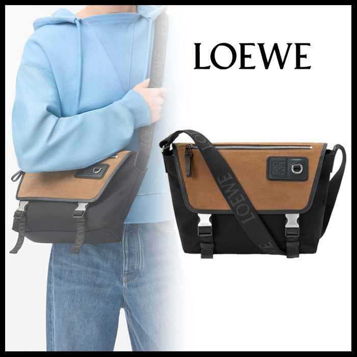 LOEWE 直営店 フレックス ミディアム メッセンジャーバッグ