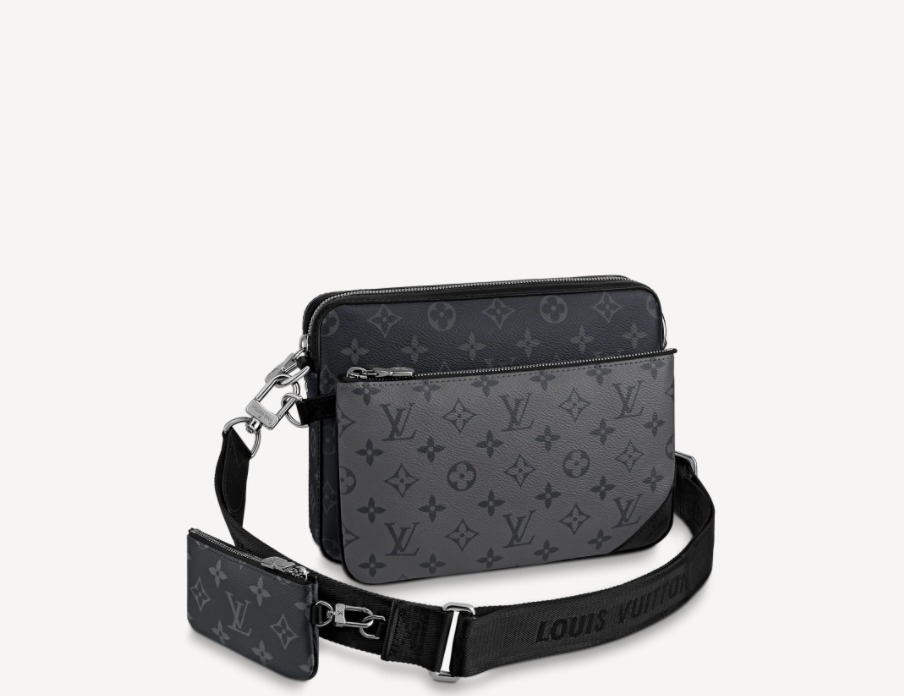 ◆便利なショルダーバッグ◆ モノグラム 黒 コインケース付  M69443TRIO MESSENGER